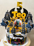 Batman tort carton premium set 5 cutii cu imagini incluse(citiți descrierea)