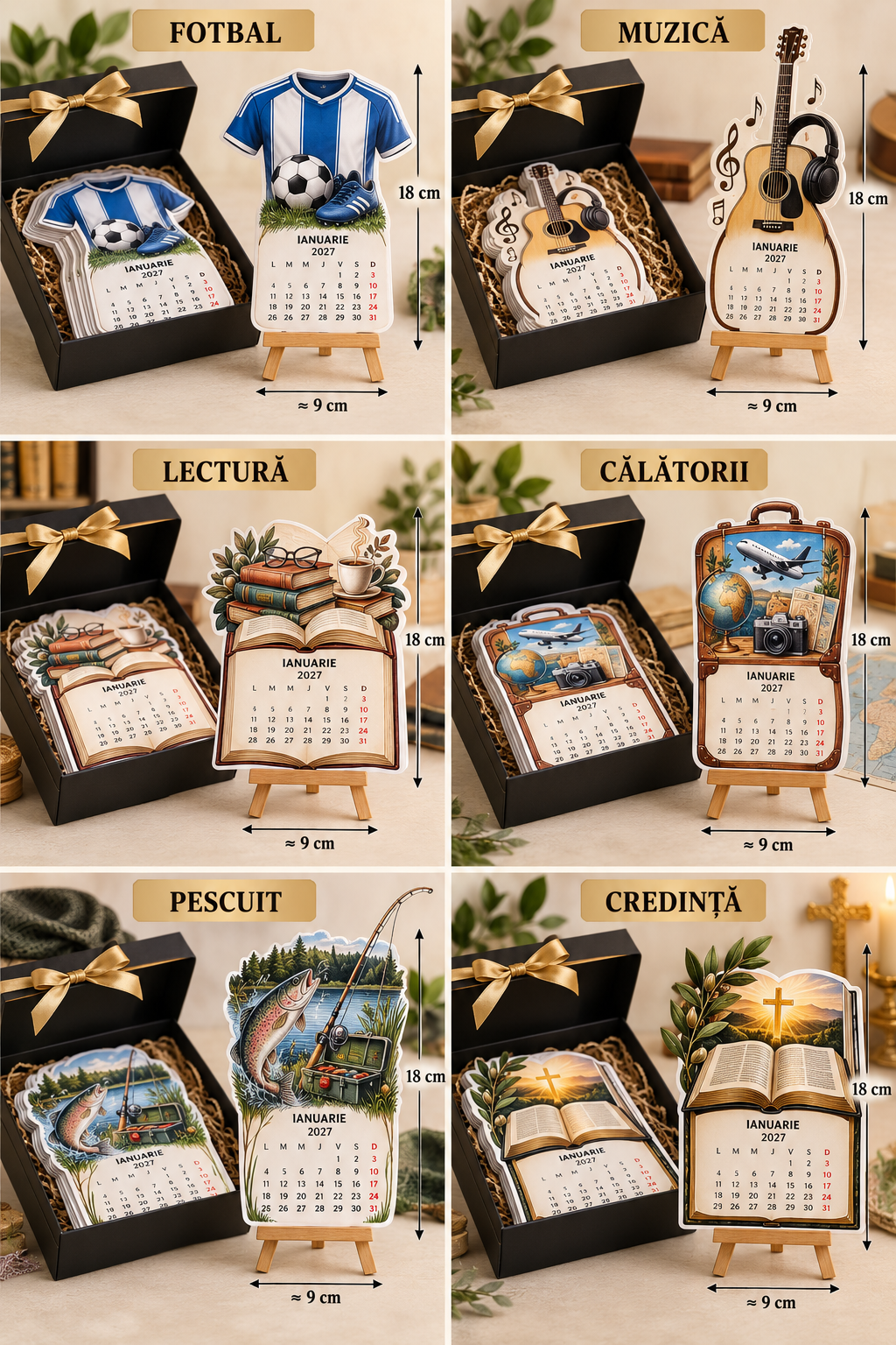 Calendare personalizate – orice personaj, tematică, fotografie sau logo