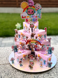 Cocomelon tort felii de carton premium set 5 cutii cu imagini incluse(citiți descrierea)