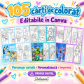 105 Carti de colorat Dulciurim by Loredana Ciulei
